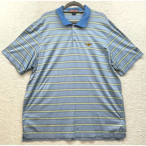 Vineyard Vines Shirt Mens Extra Large Blue Green Polo Golf Golfer Outdoor Rugby